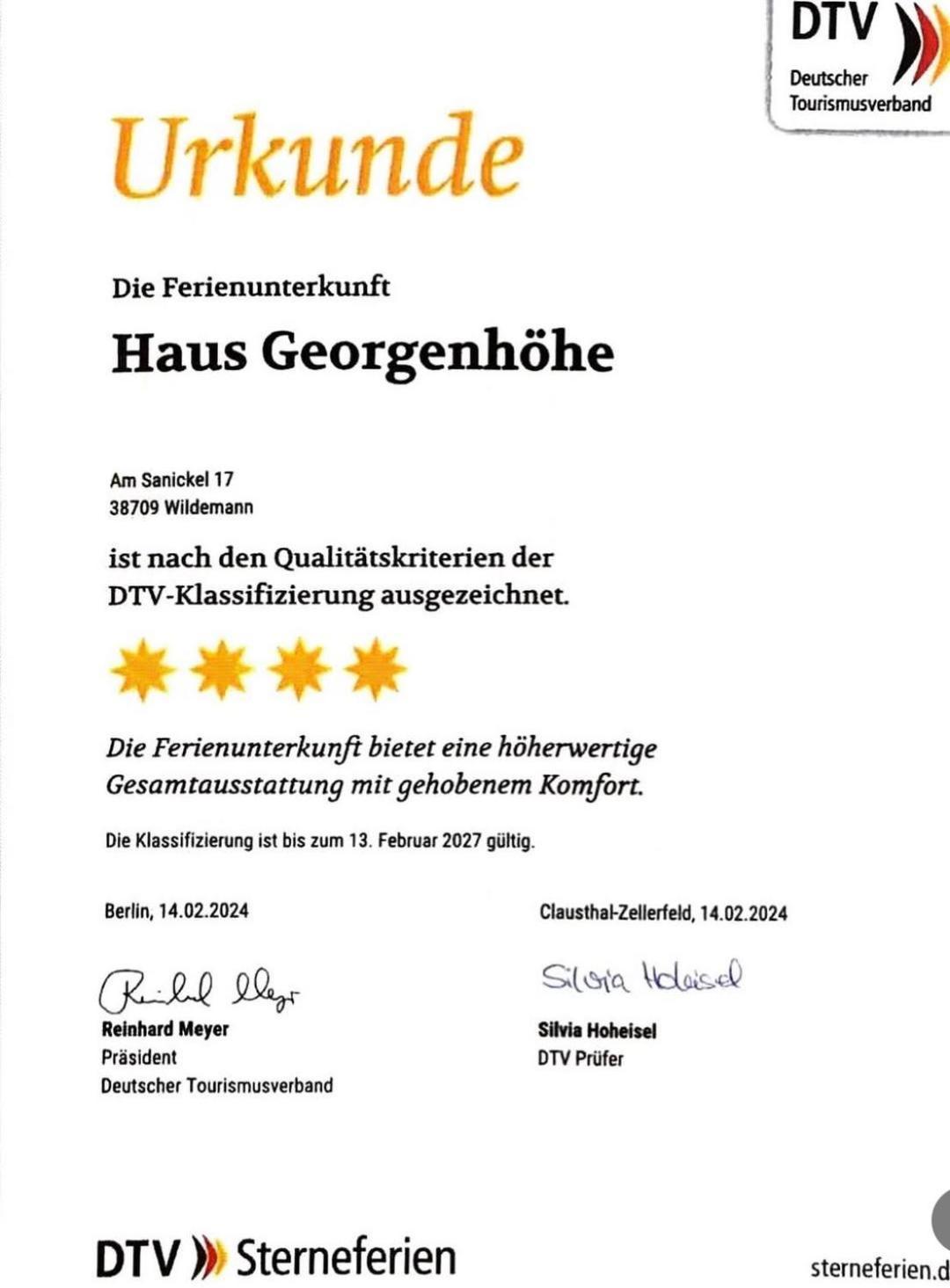 Haus Georgenhoehe Wildemann Ngoại thất bức ảnh